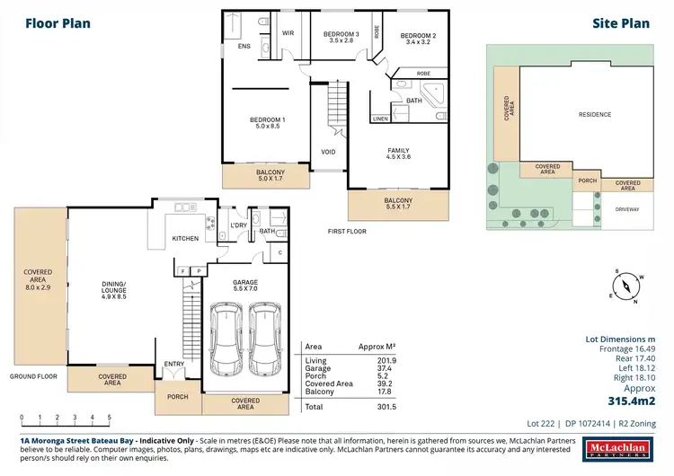 Floorplan of Homely house listing, 1A Moronga Street, Bateau Bay NSW 2261