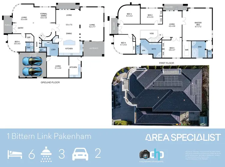 Floorplan of Homely house listing, 1 Bittern Link, Pakenham VIC 3810