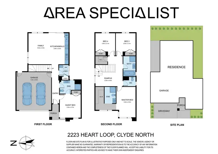 Floorplan of Homely house listing, 21 Heart Loop, Clyde North VIC 3978