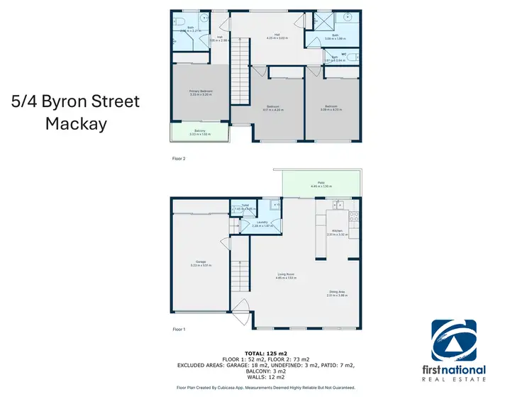 Floorplan of Homely unit listing, 5/4 Byron Street, Mackay QLD 4740