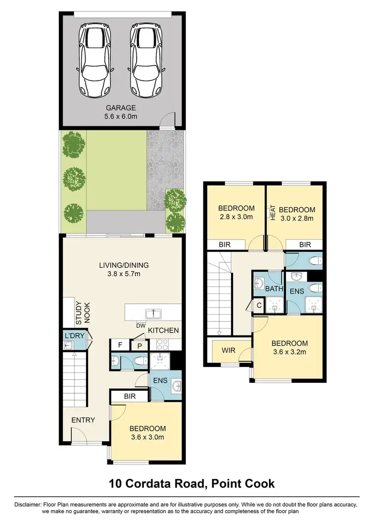 Floorplan of Homely house listing, 10 Cordata Road, Point Cook VIC 3030