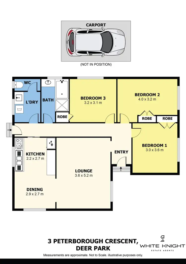 Floorplan of Homely house listing, 3 Peterborough Crescent, Deer Park VIC 3023