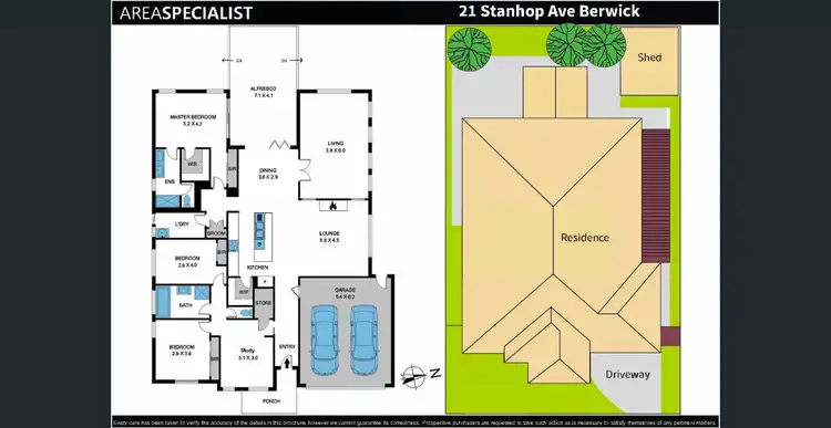 Floorplan of Homely house listing, 21 Stanhope Avenue, Berwick VIC 3806