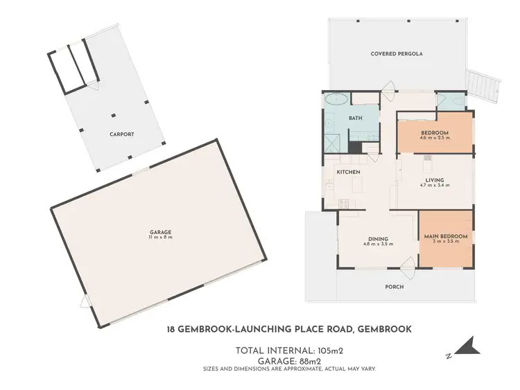 Floorplan of Homely house listing, 18 Gembrook-Launching Place Road, Gembrook VIC 3783