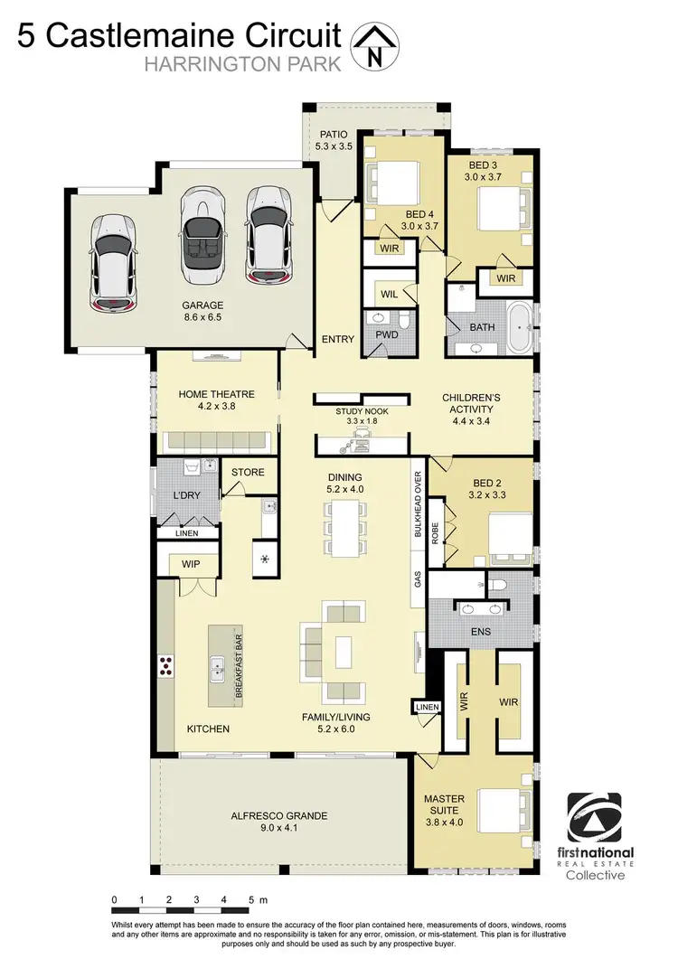Floorplan of Homely house listing, 5 Castlemaine Circuit, Harrington Park NSW 2567
