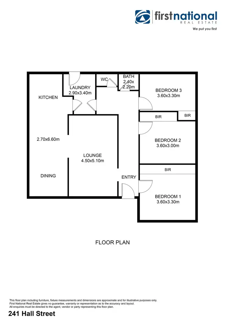 Floorplan of Homely house listing, 241 Hall Street, Broken Hill NSW 2880