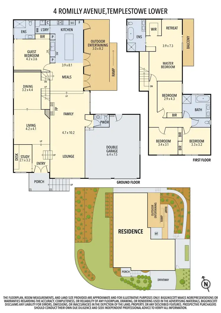 Floorplan of Homely house listing, 4 Romilly Avenue, Templestowe Lower VIC 3107
