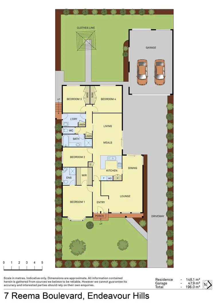 Floorplan of Homely house listing, 7 Reema Boulevard, Endeavour Hills VIC 3802