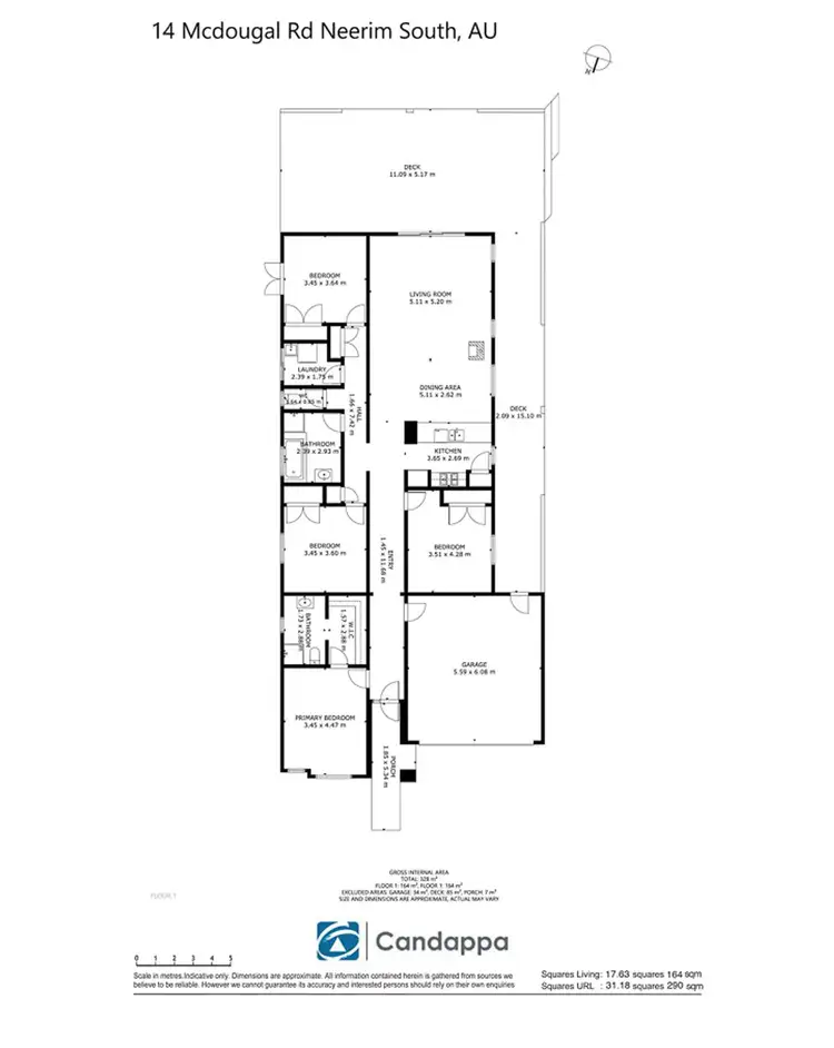 Floorplan of Homely house listing, 14 McDougal Road, Neerim South VIC 3831