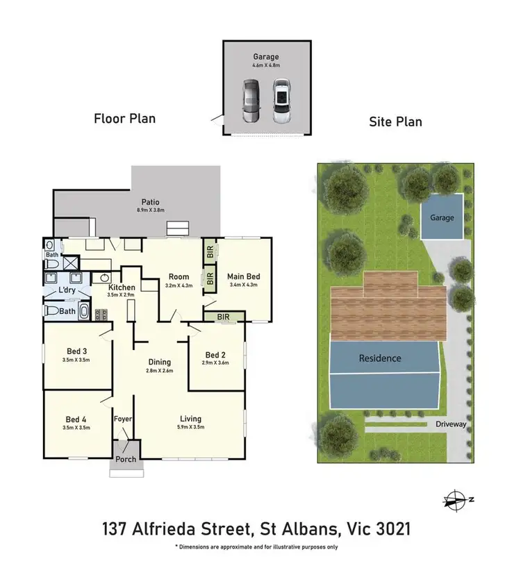 Floorplan of Homely house listing, 137 Alfrieda Street, St Albans VIC 3021