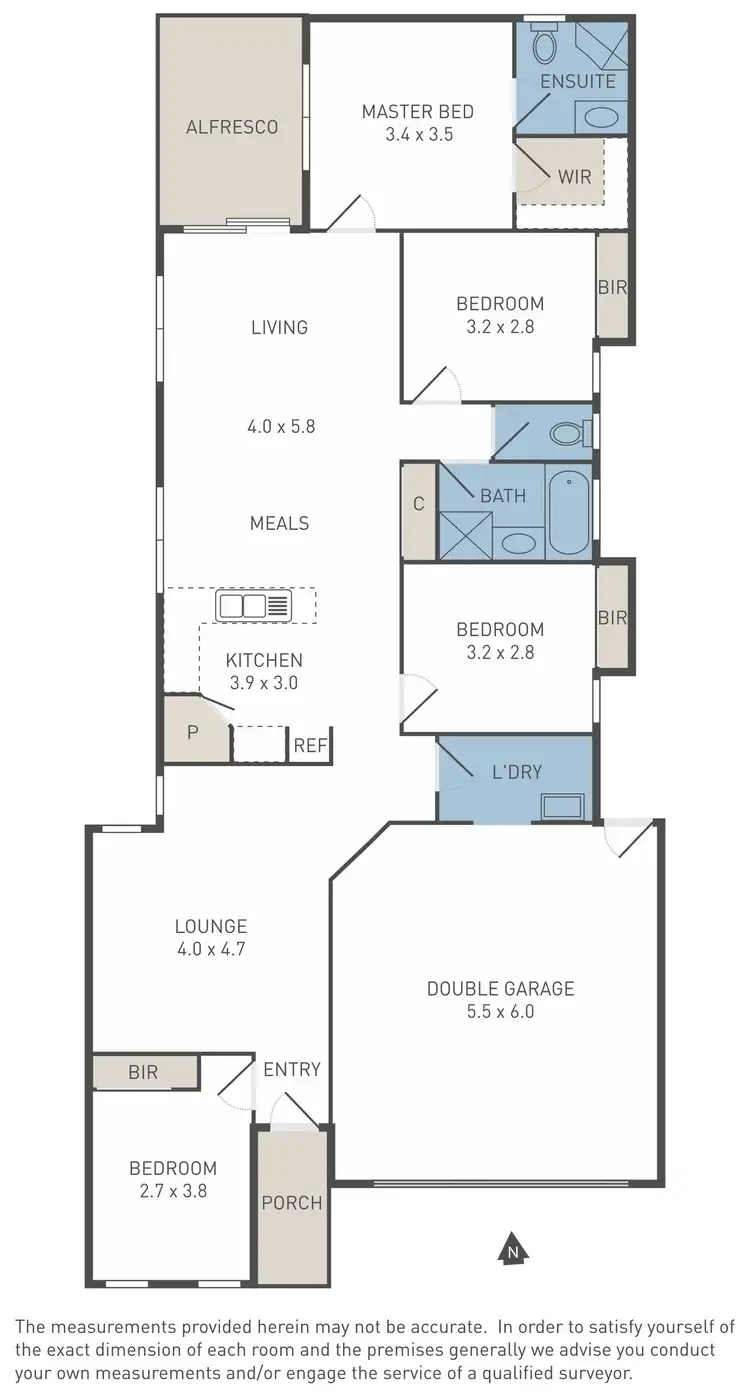 Floorplan of Homely house listing, 76 Alfred Road, Werribee VIC 3030