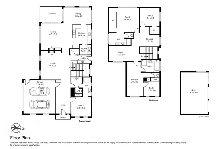 Floorplan of Homely house listing, 8 Dumbarton Way, Gisborne VIC 3437