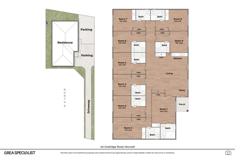 Floorplan of Homely house listing, 4A Godridge Road, Morwell VIC 3840