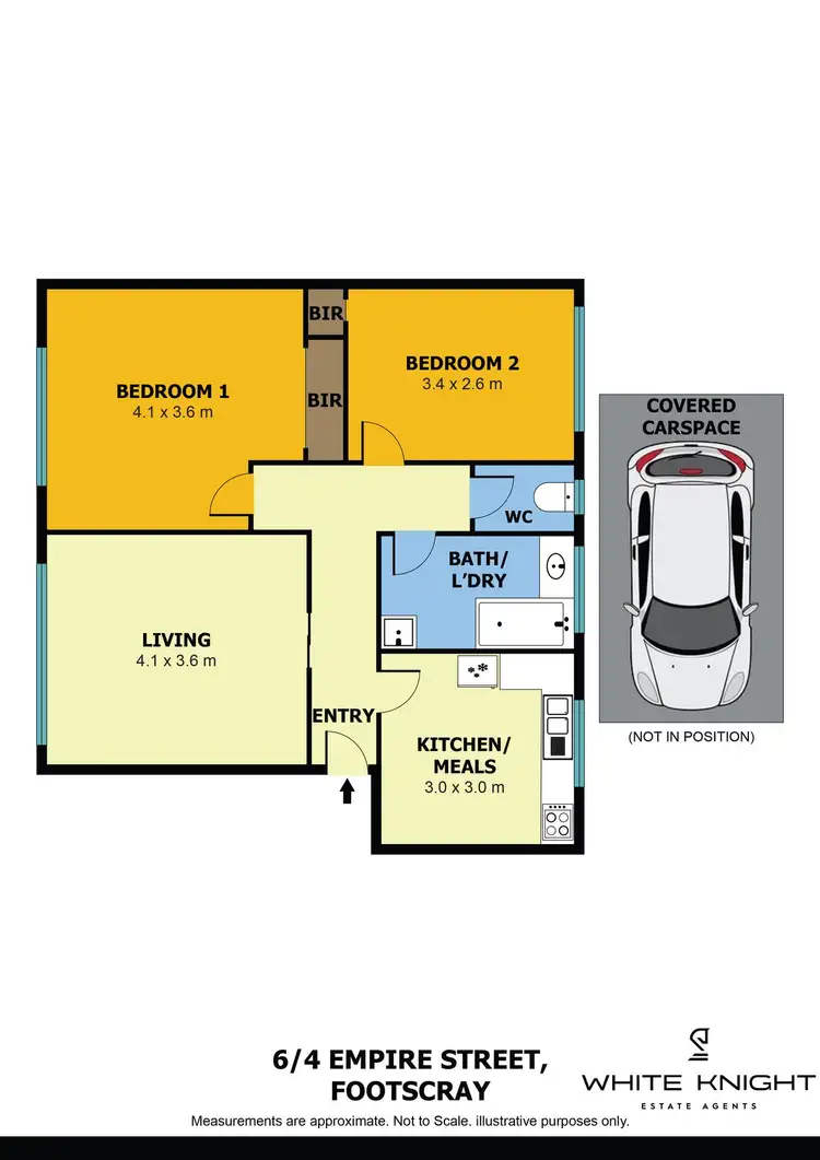 Floorplan of Homely unit listing, 6/4 EMPIRE STREET, Footscray VIC 3011
