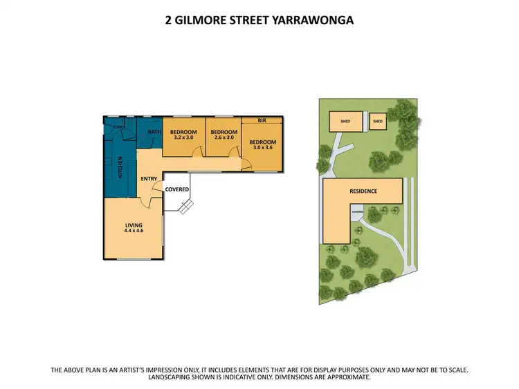 Floorplan of Homely house listing, 2 Gilmore Street, Yarrawonga VIC 3730