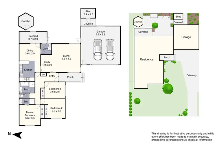 Floorplan of Homely house listing, 46 Shelton Crescent, Noble Park North VIC 3174
