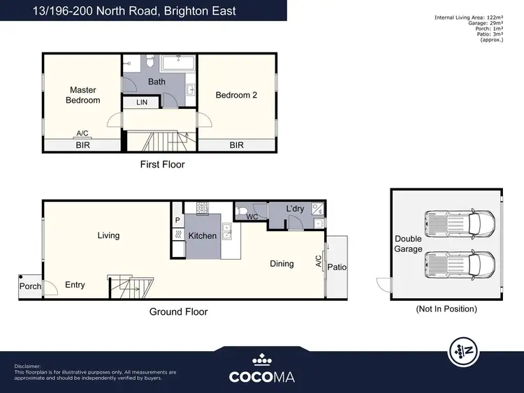 Floorplan of Homely townhouse listing, 13/196-200 North Road, Brighton East VIC 3187