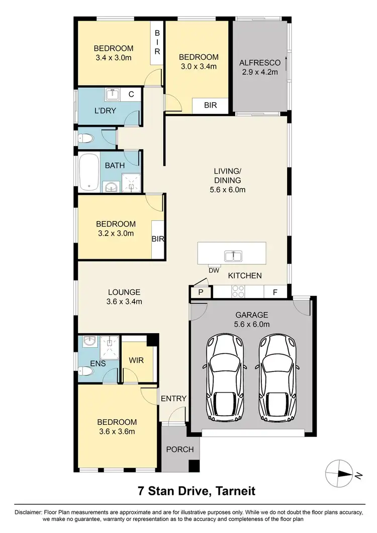 Floorplan of Homely house listing, 7 Stan Drive, Tarneit VIC 3029