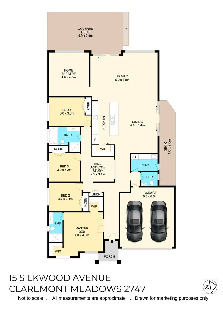 Floorplan of Homely house listing, 15 Silkwood Avenue, Claremont Meadows NSW 2747