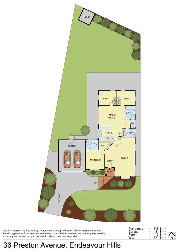 Floorplan of Homely house listing, 36 Preston Avenue, Endeavour Hills VIC 3802