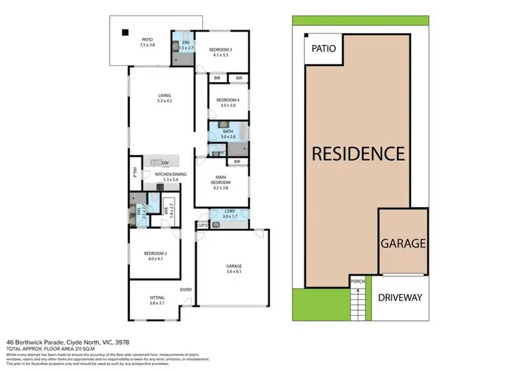Floorplan of Homely house listing, 46 Borthwick Parade, Clyde North VIC 3978
