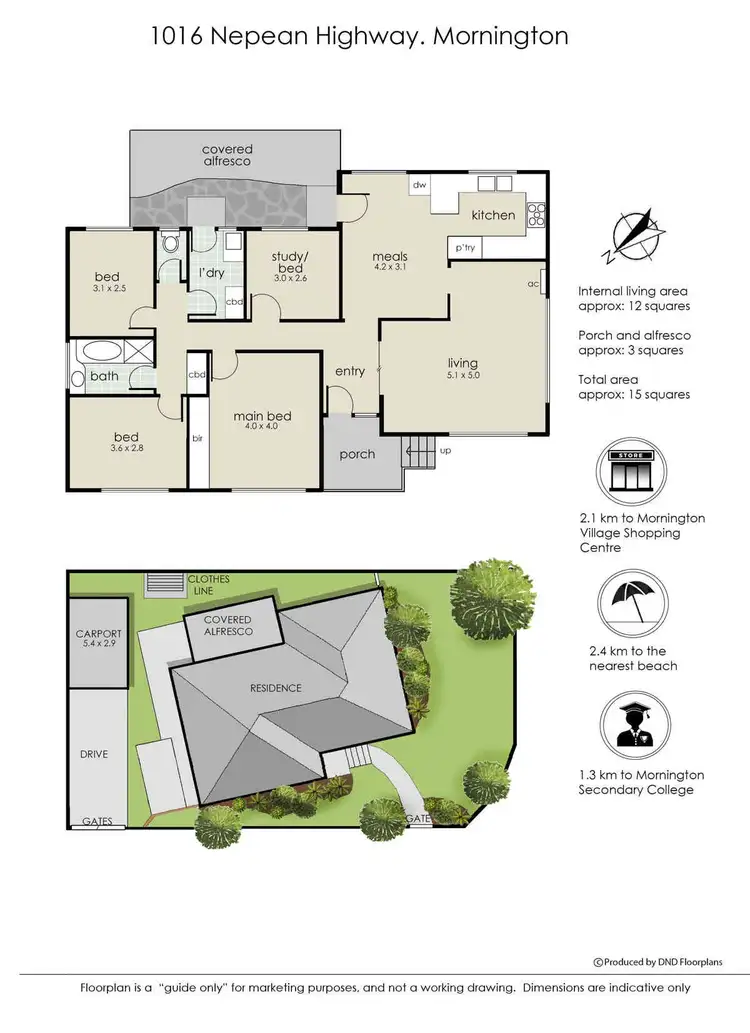 Floorplan of Homely house listing, 1016 Nepean Highway, Mornington VIC 3931