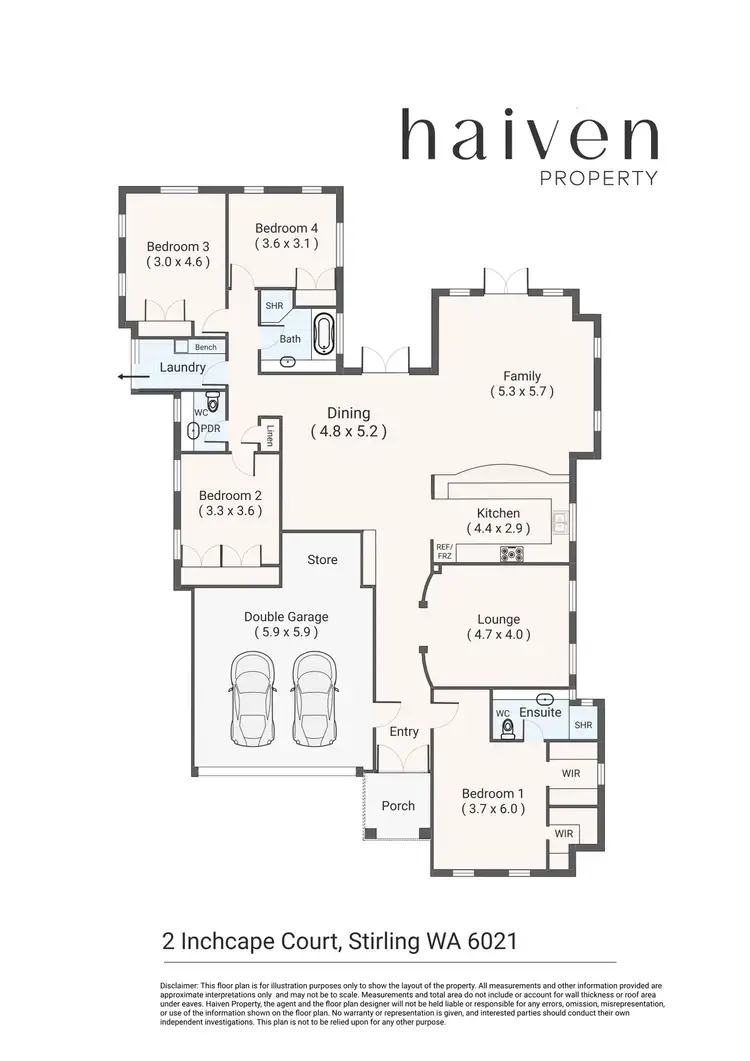 Floorplan of Homely house listing, 2 Inchcape Court, Stirling WA 6021