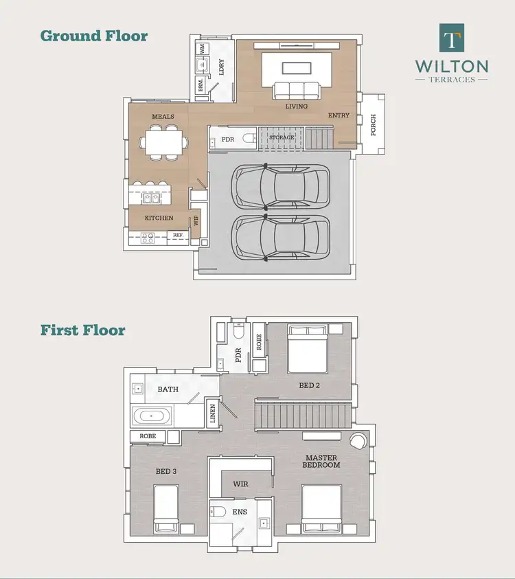 Floorplan of Homely townhouse listing, 9/4 Wilton Way, Carrum Downs VIC 3201