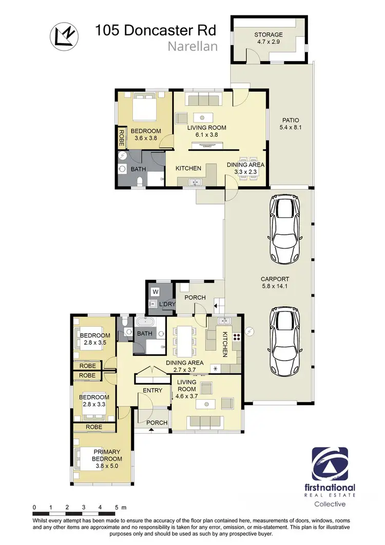 Floorplan of Homely house listing, 105 Doncaster Avenue, Narellan NSW 2567
