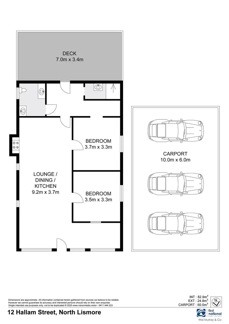 Floorplan of Homely house listing, 12 Hallam Street, North Lismore NSW 2480