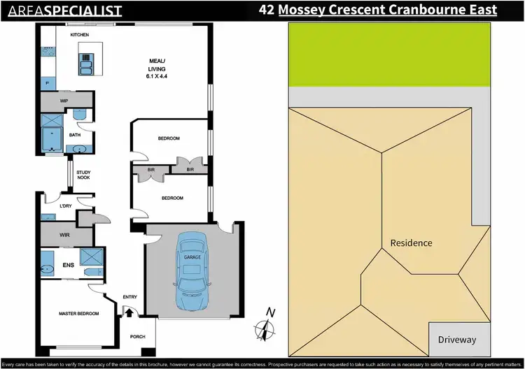 Floorplan of Homely house listing, 42 Mossey Crescent, Cranbourne East VIC 3977