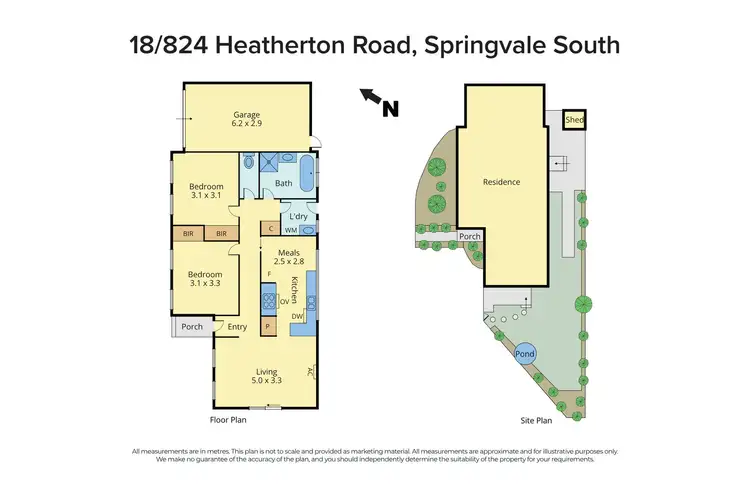Floorplan of Homely unit listing, 18/824-832 Heatherton Road, Springvale South VIC 3172