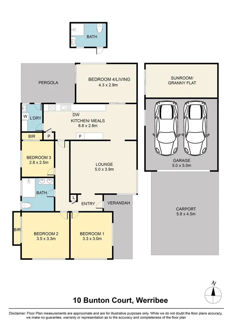Floorplan of Homely house listing, 10 Bunton Court, Werribee VIC 3030