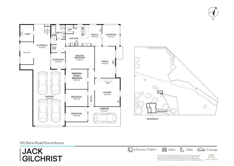Floorplan of Homely rural property listing, 160 Bena Road, Korumburra VIC 3950