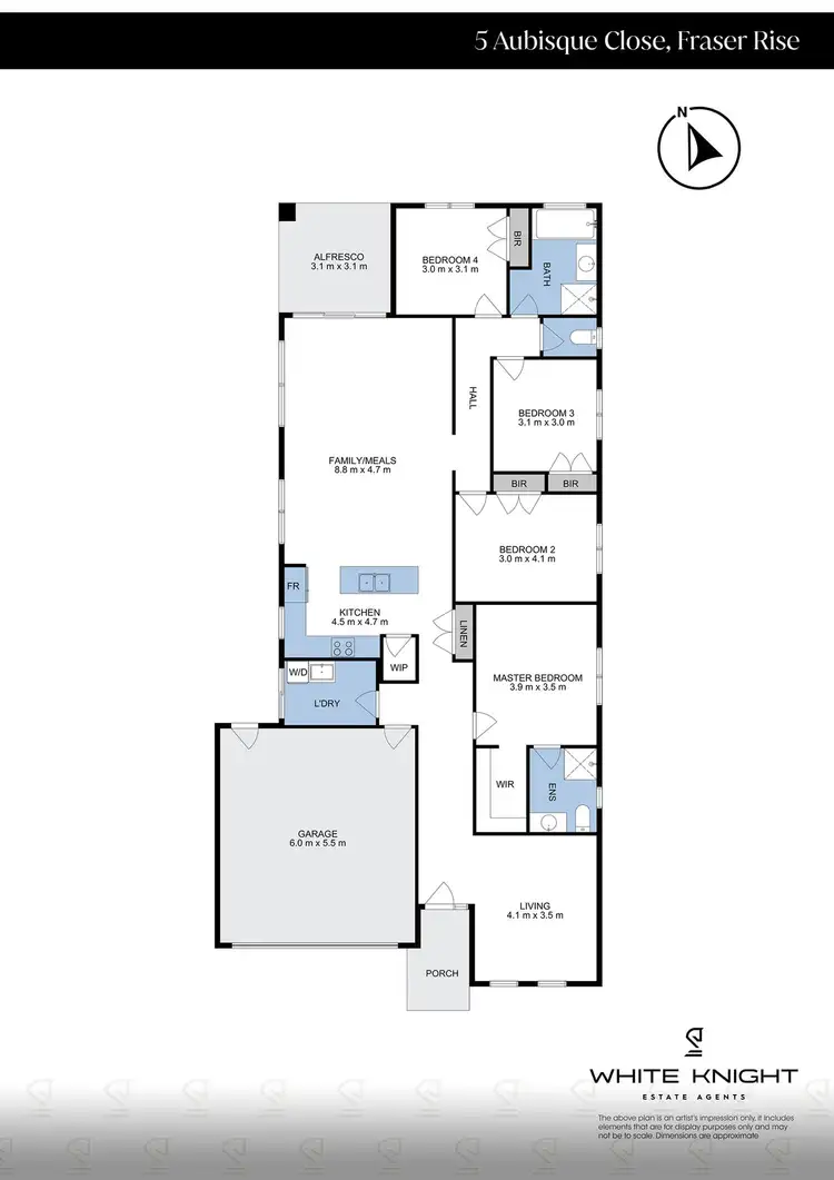 Floorplan of Homely house listing, 5 Aubisque Close, Fraser Rise VIC 3336