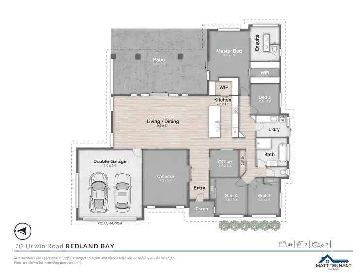 Floorplan of Homely house listing, 70 Unwin Road, Redland Bay QLD 4165