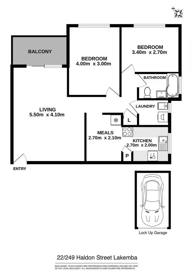 Floorplan of Homely apartment listing, 22/249-253 Haldon Street, Lakemba NSW 2195