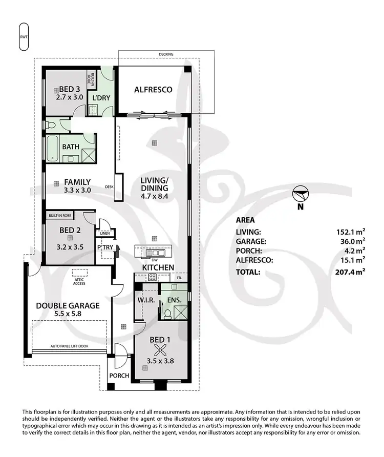 Floorplan of Homely house listing, 19A Wycombe Drive, Mount Barker SA 5251