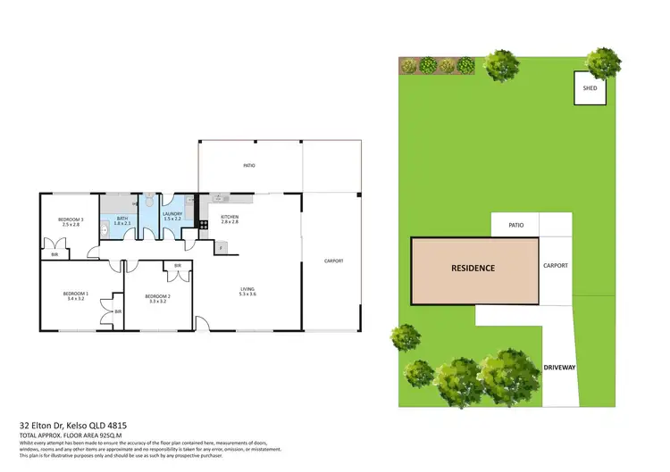 Floorplan of Homely house listing, 32 Elton Drive, Kelso QLD 4815