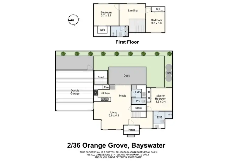 Floorplan of Homely unit listing, 2/36 Orange Grove, Bayswater VIC 3153