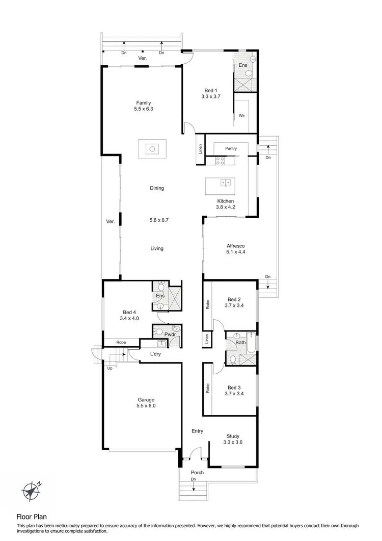 Floorplan of Homely house listing, 6 Davy Street, Woodend VIC 3442