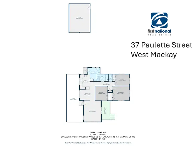 Floorplan of Homely house listing, 37 Paulette Street, West Mackay QLD 4740