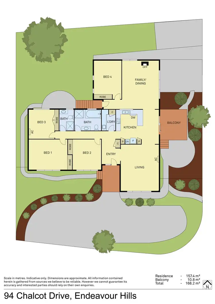 Floorplan of Homely house listing, 94 Chalcot Drive, Endeavour Hills VIC 3802