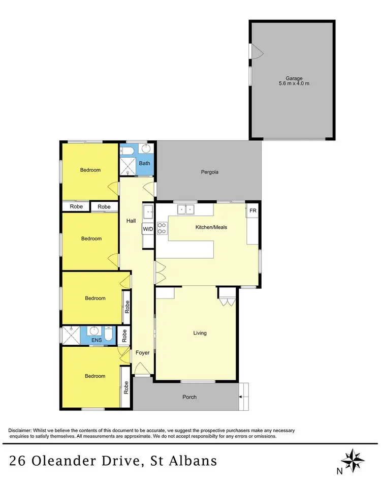 Floorplan of Homely house listing, 26 Oleander Drive, St Albans VIC 3021