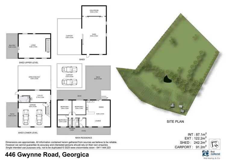 Floorplan of Homely house listing, 446 Gwynne Road, Georgica NSW 2480