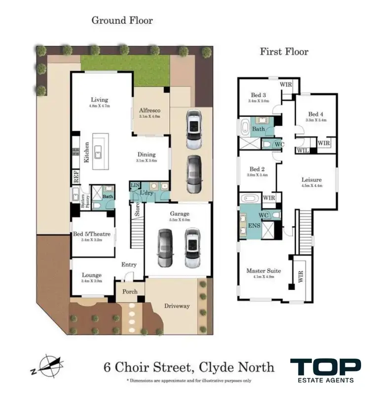 Floorplan of Homely house listing, 6 Choir Street, Clyde North VIC 3978