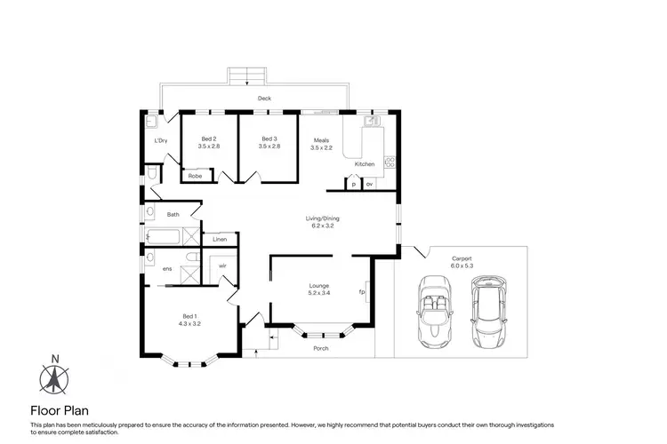 Floorplan of Homely house listing, 46 Beauchamp Street, Kyneton VIC 3444