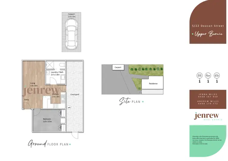 Floorplan of Homely unit listing, 5/22 Deacon Street, Upper Burnie TAS 7320