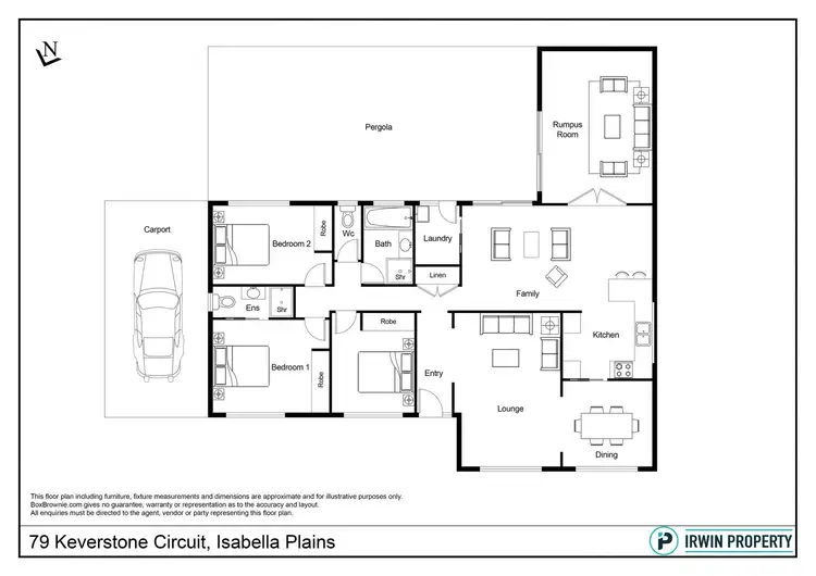 Floorplan of Homely house listing, 79 Keverstone Circuit, Isabella Plains ACT 2905