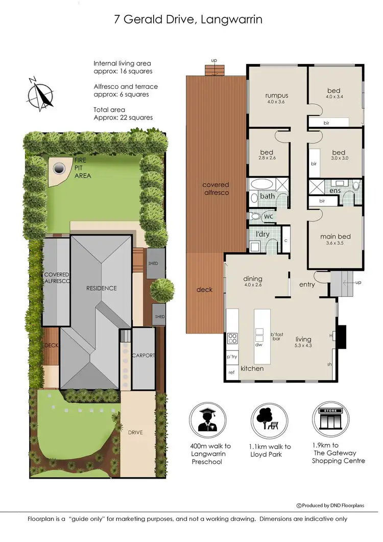 Floorplan of Homely house listing, 7 Gerald Drive, Langwarrin VIC 3910